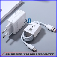 TC CHARGER XIAOMI 33W MI TURBO CHARGER Fast Charging
