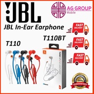 JBL T110 Earphone / JBL T110BT Bluetooth Earphone