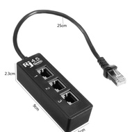 Network One-to-Three Converter Network Extender High-Quality Network Port Splitter RJ45 Eight-Core N