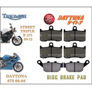 Triumph Disc Brake Pads Street Triple R 675(2009-2012) Daytona 675(2006-2008)