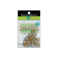 1/8 Inch Copper Buckle (84pcs) Eyelet Outlet Quicklets Round 84/Pk