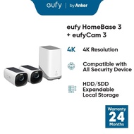 [𝐁𝐔𝐍𝐃𝐋𝐄 𝐎𝐅𝐅𝐄𝐑] Eufy HomeBase 3 + Eufy Cam 3 S330 (T8030+T8160) | 4K Wireless Security Camera