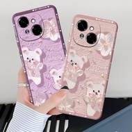 (FA-01) TECNO SPARK GO 1 2025 Procamera silicon Case cute doll motif Silicon - Casing HP - Soft Case