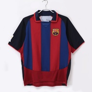 #BAR 03-04 Home Away Retro Soccer Jersey Football #RONALDINHO