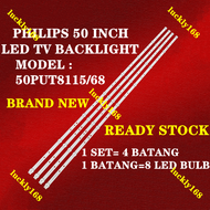 50PUT8115/68 PHILIPS 50 INCH LED TV BACKLIGHT ( LAMP TV ) 50PUT8115