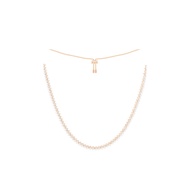 APM Monaco New Style Pearl Necklace Women Long Silver Clavicle Chain Unique Design Jewelry Women