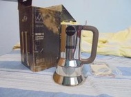 全新 ALESSI 9090/6  6人份 第一代 終身不壞 絕版 摩卡咖啡壺 全配再送新膠圈 (#126) 送萬用爐架