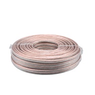 16AWG 15m/30m Transparent Speaker Wire Cable, CCA & TCCA materials, For Stereos, Home Theater Speake