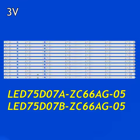 LED Backlight Strip for LU75J71 75U2 75R5 75R6 75V81 LU75C61 K750USG WR75UT4210 E4FAA75R LED75D07A-Z
