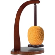 Yarn Holder Wooden Yarn Spinner Sewing Spindle Thread Holder Rotating Magnetic Yarn Spinner Spindle 
