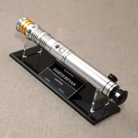 DARTH REVAN Lightsabers collection display stand saber nameplate acrylic material 89sabers ELFsaber 