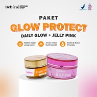 BEBICA Paket Skincare Glow Protect - Daily Glow + Jelly Pink