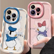 Apple Protective Case Apple 15iPhone14promax Couple Phone Case 13pro/12/11 Influencer xr Donald Duck