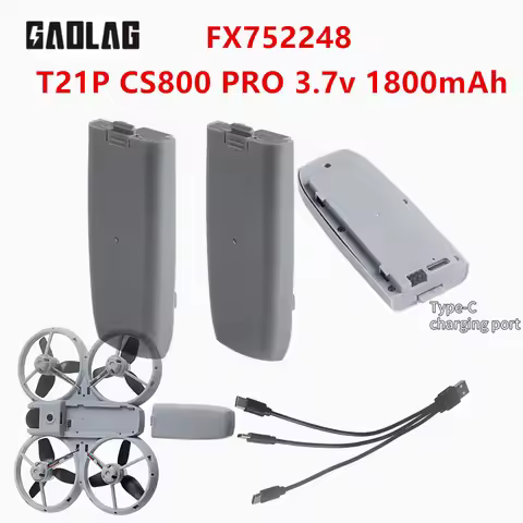Original T21P Drone Battery 3.7V 1800mAh For T21P CS800 PRO Drone RC Qudcopter Original Battery FX75