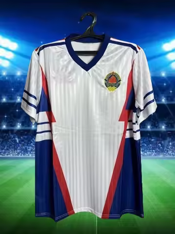 2002-2003 Yugoslavia Plavi FSJ Soccer Football Jersey Shirt Away Lotto L BNWT Quick drying breathabl