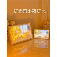 Wooden frame photo lighting art 灯光画 [CHECK IT OUT AT CAROUSEL @woodenframephotolightingart]