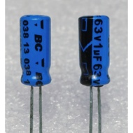 Vishay BC 038 1uf 63v 85 Degree capacitor