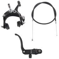 Front Fixie Road Bike Cruiser Brake Set Bike Brake Kit Bike Caliper Brake Kit Side Pull Brake Set Fo