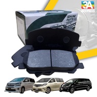 🚨 GINO 🚨 BRAKE PAD FRONT & REAR FOR TOYOTA ALPHARD ANH20/TOYOTA VELLFIRE ANH20/TOYOTA ESTIMA ACR50