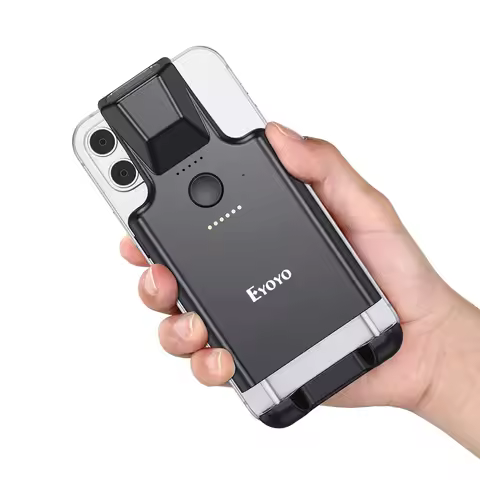 Eyoyo EY-017P 2D Back Clip Bluetooth Barcode Scanner Portable Barcode Reader Data Matrix 1D 2D QR Sc