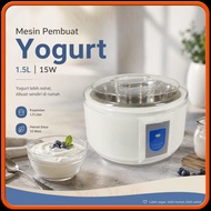 MESIN Electric Automatic Yogurt Maker Machine 1.5L 15W HK556