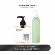 Grace and Glow Bundle Body Wash English Pear + Body Serum English Pear
