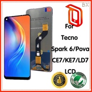 For Tecno Spark 6 Pova CE7 KE7 LD7 LCD Touch Screen Digitizer Assembly