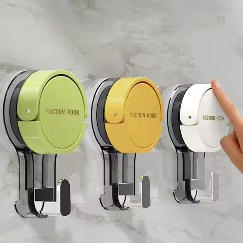 Suction Cup Hook Reusable No-punch Stronge Vacuum Bathroom Suction Cup Hook Waterproof Towel Rack Cl