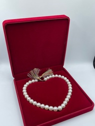Natural freshwater pearl necklace 10-11 MM38 cms necklace.