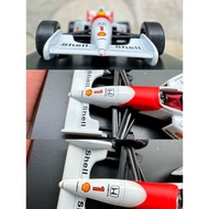 Jingshang Kyosho 1/64 McLaren McLaren MP4/7 MP4-7 Honda No. 1992 Car God Elton Senna Ayrton Senna Wh