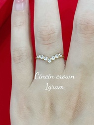 Cincin aurel emas muda + cincin wanita emas muda + cincin emas + cincin emas 1 gram