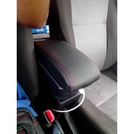 HANDREST,ARMREST 2layer 7USB Arm Rest Armrest Myvi Axia Aruz Xpander Bezza Livina Brv Almera Saga Ja