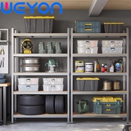 Weyon Rak besi siku Rak besi Rak Susun Rak barang Rak gudang Rak besi serbaguna 5 susun 120x50x180cm