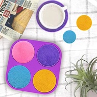 ✪Mandala Flower Coaster Silicone Resin Mold Round Coaster Epoxy Resin Mold Craft