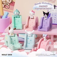 Wolf Bowang Genuine Sanrio Family Slide Slide Phone Holder Ornaments Hello Kitty Kuromi Merchandise 