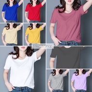 Tshirt female summer new slim cotton tshirt kosong wanita