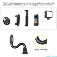 jenniferag.my 20 31 41 51cm 17mm  Head Socket to 1 4 Screw Adapter Rod Mount Car Vent Phone Tripod H