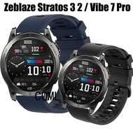 For Zeblaze Stratos 3 2 Vibe 7 pro Strap Smart Watch Silicone Soft Wristband Bracelet