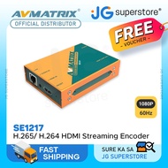 AVMatrix SE1217 H.265/264 HDMI Video Streaming Encoder with HDMI Input/Loop Out, 3.5mm Audio Input