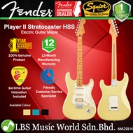 Fender Player II Stratocaster HSS Pickup Alder Body Electric Guitar with Maple Fingerboard