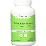 Ekstrak Akar Kudzu Vitacost -- 1200 mg setiap sajian - 180 Kapsul RR9T
