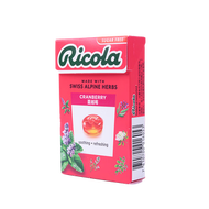 全城熱賣 - 利口樂（Ricola）潤喉糖呵護滋潤水果蔓越莓口味護嗓潤喉盒裝40g（平行進口）