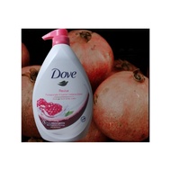 [Bundle of 4] Dove Body Wash 1L Body Wash Beauty Nourishing Dove Body Wash Pomegranate