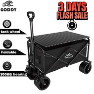 WTHB 300L Outdoor Wagon Trolley Troli Barang Foldable Cart camping trolley Camping Shopping