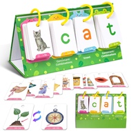 Phonics English Flash Card CVC Words Vowel Consonant Educational Learning Cards
