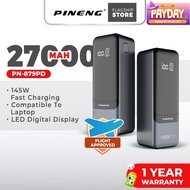 [NEW] Pineng PN-879PD 27000mAh Powerbank 145W Fast Charging Laptop Portable Powerbank PN879