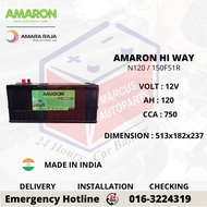 AMARON HI WAY N120 | NT150F51R AUTOMOTIVE CAR BATTERY