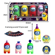 Among Us Action Figure Music Light Toys 4PCS (Ready Stock)