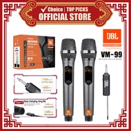 JBL VM-99 Wireless Microphone Rechargeable UHF Professional handheld mic for karaoke show 6.5mm spea
