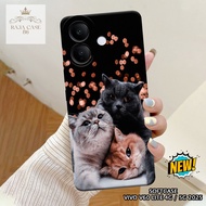 HP Vivo V60 Lite 4G Case 5G 2025/ - Vivo V60 Lite 4G casing - Cats case Motif - Mobile phone protect